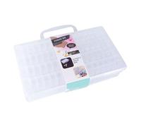 Koopman International Caja de almacenamiento de pintura de diamantes multicolor de plástico juguete.