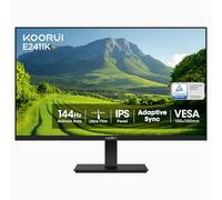KOORUI 24N1A - Monitor de 23,8” FullHD 75 Hz (1920x1080, HDMI, VGA, Ratio 16:9, Panel VA, Flicker-Free, Low Blue Light, Sin Marco), Negro