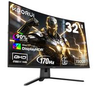 KOORUI 32" Monitor Curvo Gaming QHD 170Hz 1ms 1500R AdaptiveSync G3221SC