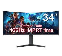 Koorui 34E6UC Monitor PC 86,4 cm [34] 3440 x 1440 Pixeles Wide Quad HD LED Negro (Koorui 34E6UC 34' Curved Screen WQHD 3840 x 1440 165Hz Gaming Monitor)