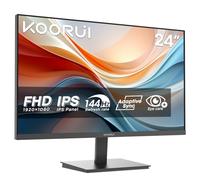 KOORUI E2411K Monitor Full HD de 24 Pulgadas, 144Hz, IPS, 1080P, 99% SRGB, Adaptive Sync, VGA, HDMI 1.4, Eye Care, Inclinación Ajustable, VESA 100x100mm