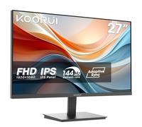KOORUI E2711K Monitor 27" Full HD 144Hz, Pantalla PC Ultra Fina y Ligera, (IPS, 1920x1080, HDR10, 99% SRGB, Adaptive Sync, Eye Care, HDMI1.4, VGA, Inclinación, VESA 100x100mm)