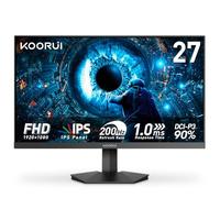 KOORUI G2711X 27 Pulgadas Gaming Monitor, 240Hz, Fast IPS, HDR 400, Full-HD 1080P, 1ms, Adaptive Sync, DCI-P3 90%, SRGB 99%, HDMI, DisplayPort, VESA 75x75 mm
