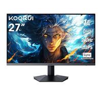 KOORUI Gaming Monitor 27 Pulgadas - Pantalla QHD PC Monitors, 240Hz, 1ms, Adaptive Sync, Compatibilidad Gsync, (2560x1440, HDMI, DisplayPort, HDR 10)