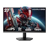 KOORUI Monitor 27 Pulgadas,Monitor Gaming 165Hz, Pantalla Ordenador IPS, FHD1920×1080, 1ms GTG, Adaptive Sync,90% DCI-P3, HDMI, DisplayPort, VESA 75 * 75mm