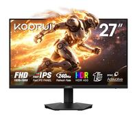 KOORUI Monitor Gaming 27 Pulgadas 240 HZ, 1 ms, FHD (1920 * 1080) DCI-P3 90%, sincronización adaptativa, inclinación Ajustable, HDMI, DP, Negro