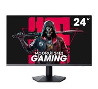KOORUI - Monitor para juegos, monitor de computadora IPS rápido de 24 pulgadas, visualización FHD de 165 Hz, visualización de PC de 1 ms, gama de colores sRGB del 99%, sincronización adaptativa, marco