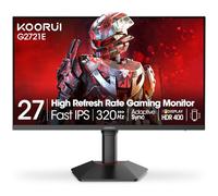 KOORUI Monitor para juegos, monitor de computadora IPS rápido de 27 pulgadas, pantalla QHD HDR400 de 320 Hz, modo PIP/PBP pantalla de PC de 1 ms, gama de colores DCI-P3 del 98%, sincronización