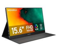 KOORUI Monitor Portátil, 15,6 Pulgadas Pantalla Portatil IPS FHD HDMI/Type-C/USB-C, Eye Care Monitor para PC, Laptop, Xbox,Mac, PS 3/4/5-E1511A