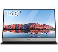 KOORUI Monitor Portatil Pantalla Portatil de 15,6 Pulgadas, 1080P Full HD, IPS sRGB 99% Monitor Portátil con Doble Trompa/HDMI/Type-C Monitor para computadora portátil/PC/Mac /PS4 /Xbox/Teléfono