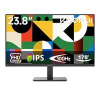 KOORUI Pantalla de 23,8 Pulgadas, IPS FHD Monitor,1920x1080,Monitor para PC de 100 Hz,con tecnología IPS y función de Cuidado Ocular, entradas HDMI y VGA,VESA 100 x 100 mm