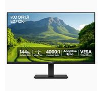KOORUI - Pantalla para PC de 27 Pulgadas, Full HD (1920 x 1080), IPS, 16:9, 75Hz, 5ms, VGA y HDMI, Modo de luz Azul Baja, Gran ángulo de visión de 178°