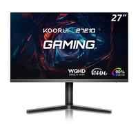 KOORUI - Pantalla para PC Gaming 27 144hz, resolución WQHD (2560 x 1440), 1MS, Display Port & 2X HDMI, FreeSync compatible, color negro