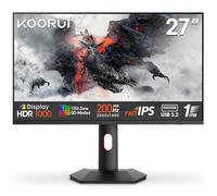 KOORUI S2721PM QD-Mini-LED 27" Monitor, 200Hz, 1ms, IPS, HDR1000, QHD (2560x1440, 99% Adobe RGB, 300000:1, Giratorio, Altura Ajustable, Adaptive Sync, HDMI 2.0/DP 1.4)