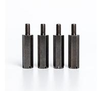 KOORUI Tornillos universales M4 para televisores y monitores VESA 75 x 75 mm, 100 x 100 mm, 6 unidades
