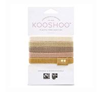 KOOSHOOKoshoo - Gomas para el pelo biométricos biodegradables para cabello grueso, sin pliegues, de algodón orgánico, fabricadas en Estados Unidos., , , Rubio, 1 uds. por paquete, 1.00[set de ]