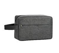 KOOSREEL Neceser de viaje para hombres y mujeres, bolsa de lavado portátil de viaje resistente al agua, bolsa de maquillaje con asa, kit de maquillaje para artículos de tocador, accesorios, brochas de