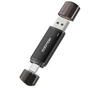 KOOTION Memoria USB C 64 GB OTG, Pendrive Tipo C Memoria 2 en 1 para Android/Window/Pc/MacBook, Tabletas,Teléfono Huawei/Xiaomi/Samsung, Almacenamiento de Datos Externo