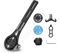 KOOTU Soporte para ordenador de bicicleta de aleación de aluminio para bicicleta de carretera, manillar integrado, compatible con Garmin Edge, Wahoo Elemnt, Bryton, Cateye, GoPro cámara y fijación de