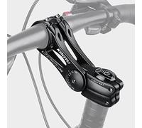 KOOTU Vástago de Bicicleta Potencia 31.8mm/25.4mm Vástago de Manillar Ajustable de 60 Grados La potencia de la bicicleta Ajustable para Bicicleta de Montaña Bicicleta de Carretera BMX Ciclismo (110mm)