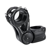 KOOTU Vástago de Bicicleta Potencia 31.8mm/25.4mm Vástago de Manillar Ajustable de 60 Grados La Potencia de la Bicicleta Ajustable para Bicicleta de Montaña Bicicleta de Carretera BMX Ciclismo (90mm)