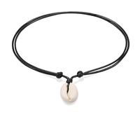 KOOUNUATA Collar de Concha vaquero natural colgante joyas de playa ajustables hippie para mujeres