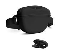 KoovDem Bolsa de silicona desmontable para golosinas para perros, 650 ml, riñonera para entrenamiento al aire libre y organizador diario, almacenamiento de recompensas de alimentos anticaídas (color