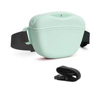 KoovDem Bolsa de silicona desmontable para golosinas para perros, 650 ml, riñonera para entrenamiento al aire libre y organizador diario, almacenamiento de recompensas de alimentos anticaídas (verde)
