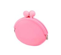 KoovDem Bolsa de silicona para golosinas para perros, riñonera portátil de entrenamiento con gancho y bucle, ligera para caminar y viajar al aire libre (rosa)