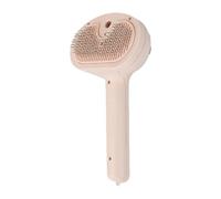 KoovDem Cepillo de vapor recargable para gatos con pestaña de liberación, cepillo de aseo para mascotas para perros y gatos de pelo largo y corto, función de masaje (rosa)