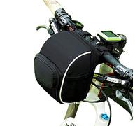 Koowaa Bolso Impermeable de la Bici del paño de Oxford, Bolso Delantero del Tubo del Manillar de la Capacidad Grande, Mochila del Hombro del Bolsillo de la Bicicleta