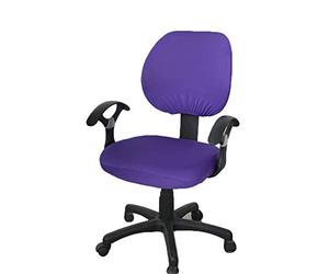 Koowaa Moderno Estilo simplismo 2 Piezas Universal para Silla de Oficina de computadora, Funda Protectora elástica giratoria para Silla de Dibujo