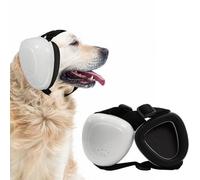 KOPBTBOY Orejeras para Perros, Protección Auditiva para Perros, Ajustable, Reducción de Ruido, Auriculares para perros (L, Blanco)