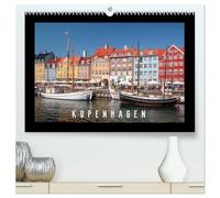 Kopenhagen (hochwertiger Premium Wandkalender 2026 DIN A2 quer), Kunstdruck in Hochglanz: Entdeckungsreise durch die dänische Hauptstadt.