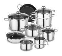 Kopf 122876 Batería de cocina Josie, 14 piezas, acero inoxidable