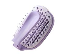 Kopfhaut Massagebürste - Glatter Massagekamm | Scalp Massager Brush - Faltbare selbstreinigende Haarbürste mit weichem Massagekissen für Entspannung Volumen Pflege alle Haartypen Zuhause Salon Hotel