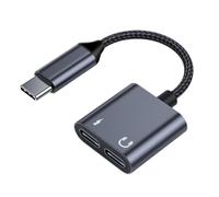 -Kopfhörer-Adapter | Konverter USB C auf 3,5 mm USB-Kabel | 2-in-1