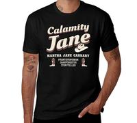 KOPHUUTR Calamity Jane-Martha Jane Cannary T-Shirt Man t Shirt Luxury Anime Cotton Shirt