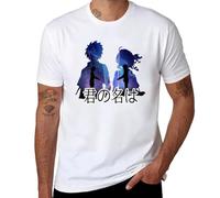 KOPHUUTR Kimi no Na WA. Silhouette T-Shirts Man t Shirt Graphic Cotton t Shirts T-Shirt