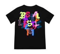 KOPHUUTR Men's Adult and Youth T-Shirt-Black-Baseball Lifyle 101 Parent-Child Comfortable Breathable Shirt