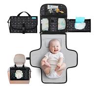 Kopi Baby Cambiador de pañales portátil - Cambiador de bebé y bolsa de viaje cambiador de pañales, cambiador de bebé, cambiador portátil para bebé, cambiador de bebé, regalo para bebés, flecha negra