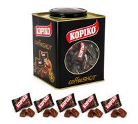 Kopiko Coffee Shot 1kg - Caramelos de Café con Extracto de Granos de Café Reales, Sabor Intenso y Energizante, Lata con Caramelos Envueltos Individualmente, Ideal para Oficina, Trabajo y Regalo