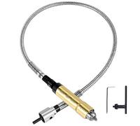 Kopinma Herramienta de amoladora giratoria flexible flexible eje ajuste + 0,3-6,5 mm pieza de mano para taladro herramienta rotativa accesorios