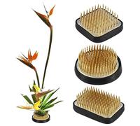 Kopinma Juego de 3 Mini Ranas de Flores japonesas para arreglos Florales, arreglos Florales, Rana de Flores Kenzan para arreglos Florales y decoración