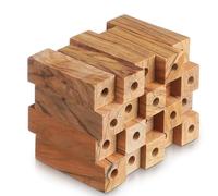 Kopinma Rotuladores de madera perforados de 7 mm, 20 piezas de kit de torneado de madera para proyectos de manualidades, fácil tallado, madera de bloque de madera para manualidades y fabricación de