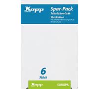 Kopp 117901050 - Toma de corriente Schuko, color: crema