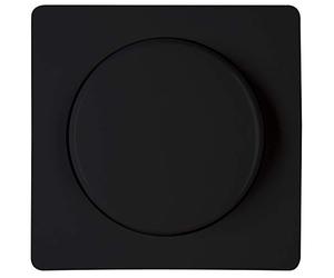 KOPP 333750188 Paris 333750188-Regulador de Intensidad de luz (empotrable), Color Negro Mate