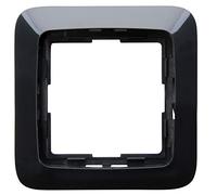 Kopp 404115063 Rivo - Marco para instalación vertical y horizontal (1 orificio), color gris