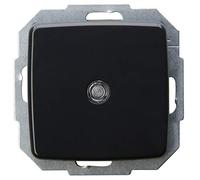 Kopp 585650085 - Interruptor universal (interruptor de apagado/cambio), iluminado (con lente y luz de brillo, 10 AX, 250 V~, Rivo antracita)