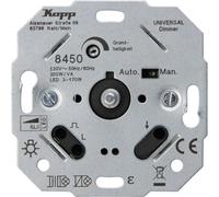 Kopp 845000186 - Regulador de presión universal para LED de 3 a 170 W, bombillas incandescentes de 10 a 250 W, 230 V, halógenos y halógenos de bajo voltaje